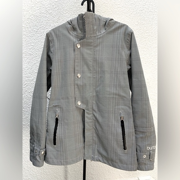 Women’s Burton 3L Rave Jacket | Black & White Glen Plaid | Size Small - Picture 6 of 8